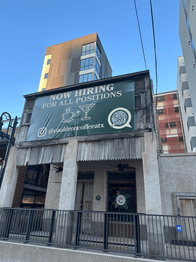 The Cauldron QR Code Job Poster